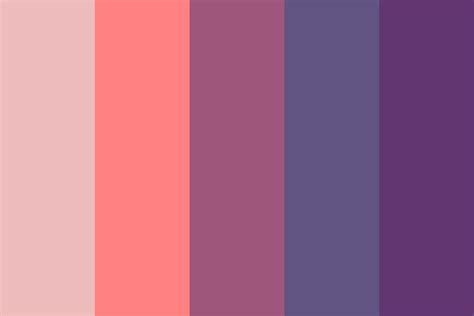 Sad Pink Sad Purple Color Palette