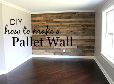 How to Build a Pallet Wall - Project Nursery