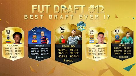 Fifa Fut Draft Best Draft Ever Youtube