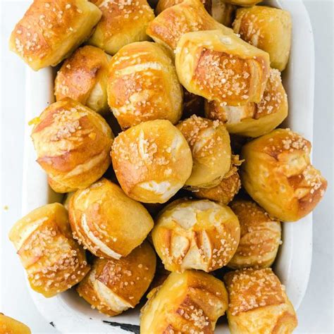 Pretzel Bites With Cheddar Sauce Spaceships And Laser Beams