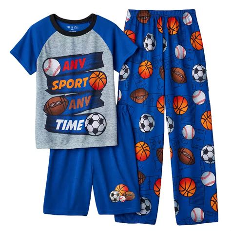 Boys Polyester Pajamas Kohls