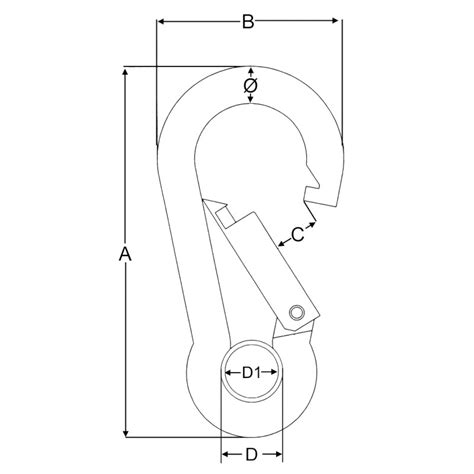 Standard Stainless Steel Carabiners With Eye Proboat Proboat