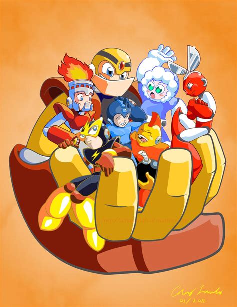 Megaman Light Brothers by coreylandis on DeviantArt