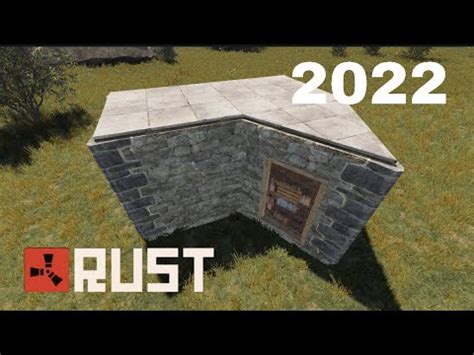 The Ultimate 2x1 Solo Base Rust Base Build 2022 YouTube