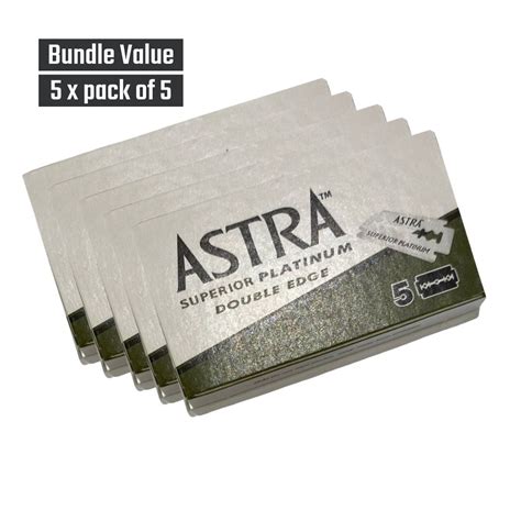 Astra Blades Double Edged Razor Blades Valor Organics