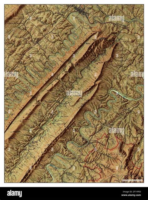 Strasburg virginia map Cut Out Stock Images & Pictures - Alamy