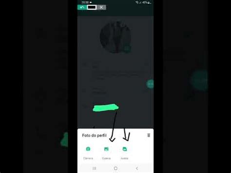 Como Mudar A Foto Do Whatsapp Youtube