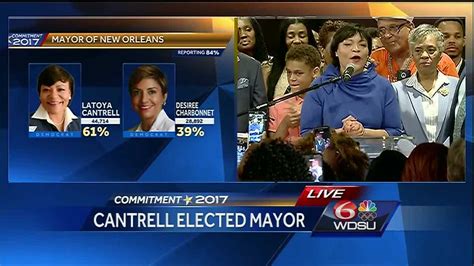 Watch Again Latoya Cantrell Makes Victory Speech In Mayors Race