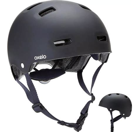 Capacete Ajuste Para Skate Bike Patins Patinete Preto Mercado Livre