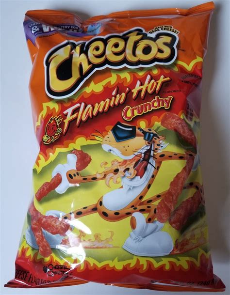 New Frito Lay Cheetos Flamin Hot Crunchy Grelly Usa