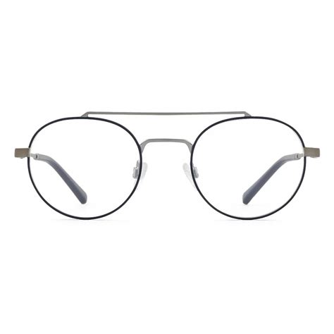 Giorgio Armani - Men’s Round Eyeglasses - Blue - Eyeglasses - Giorgio ...