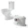 SUPERFLO Bathroom Macerating Toilet With 600W Macerator Pump Sewage