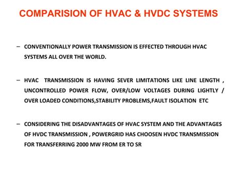 Hvdc Vs Hvac Ppt Ppt