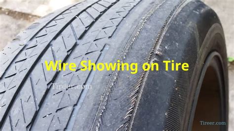 Wire Showing On Tire Is It Dangerous Tireer