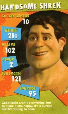 Top Trumps Specials Shrek Nno Handsome Shrek Trading Card