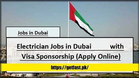 Electrician Jobs In Dubai 2024 With Visa Sponsorship Apply Online