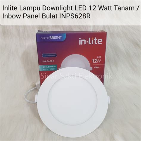 Jual Inlite Lampu Downlight Led Watt Plafon Tanam Ib Inbow Panel