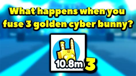 What Happens When You Fuse Golden Cyber Bunny Roblox Pet Simulator