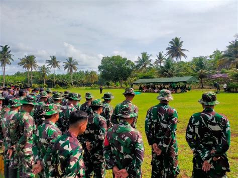 Kodim Pangandaran Menggelar Karya Bakti Tni Penanaman Pohon Dengan