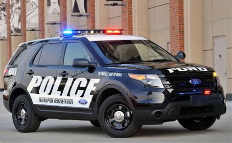 Fords New Police Interceptors In Michigan Car Division