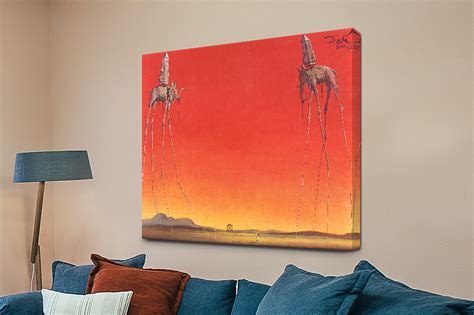 The Elephants by Salvador Dali Wall Art | Canvas Prints AU