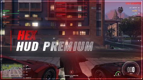 ESX QB Hex HUD Premium FiveM Script GTA5 YouTube