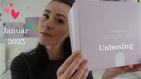 Lookfantastic Beauty Box 2023 Januar Unboxing Mrs Creative YouTube