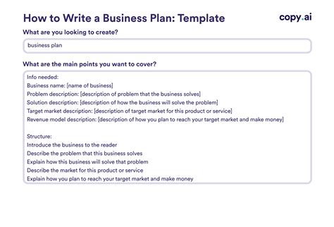 Business Plan Templates How To Write Examples