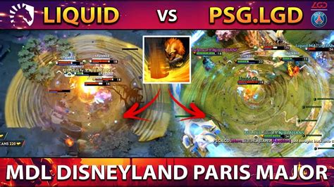 Liquid Vs Psg Lgd Best Of The Best Dota Mdl Disneyland Paris Major