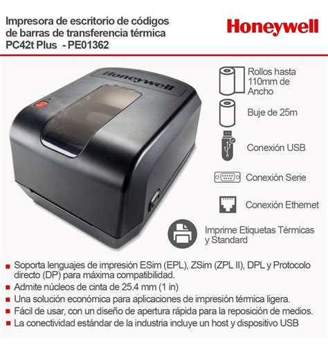 Impresora De Etiquetas Honeywell Pc T El Punto De La Impresora