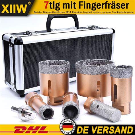 Diamant Fliesenbohrer Set Premium Diamantbohrer Fliesenbohrer