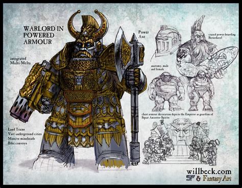 Space Dwarf Warlord Fantasy Dwarf Warhammer Fantasy Dwarven Armor