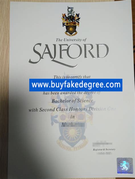 Make Phony University Of Salford Diploma From UK Buy Fake Diploma