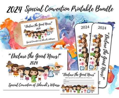 2024 Convention Printable Bundle Declare The Good News JW Gifts 2024 JW