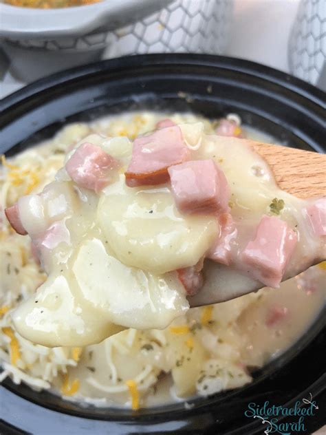 Scalloped Ham And Potatoes Crock Pot Recipe