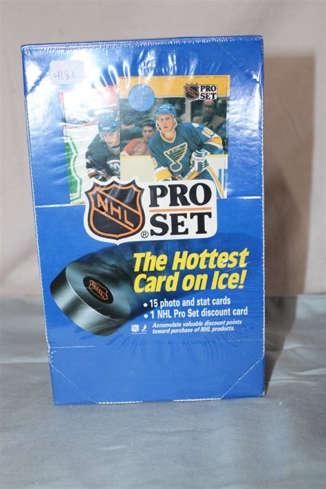 1990 91 Nhl Pro Set Series Hockey Card Set Factory Sealed Wax Box