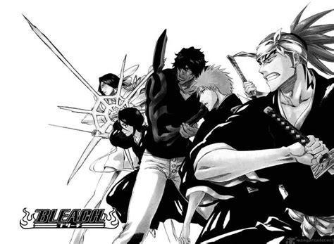 Bleach Manga Panel Renji Ichigo Chad Rukia Uryu In 2022 Bleach Manga Bleach Read Free Manga