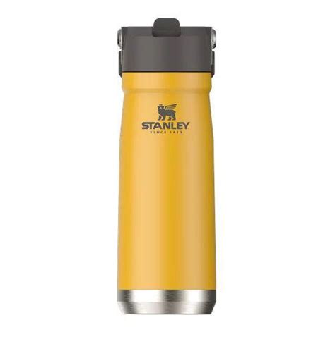 Garrafa Termica Flip Straw Inox Ml Gua Hidrata O Amarelo Stanley