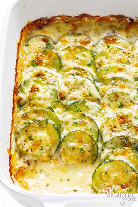 Cheesy Zucchini Casserole Zucchini Gratin Story Telling Co