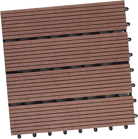 Cabilock 1PC Splicing Wood Floor Wood Patio Pavers Wood Flooring Tiles