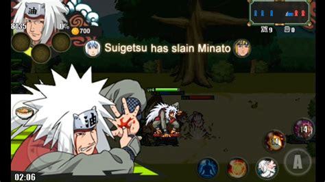 Jiraiya Suigetsu And Gaara Vs Minato Sakura And Kakashi Naruto Gameplay