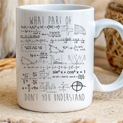 Math Mug Etsy