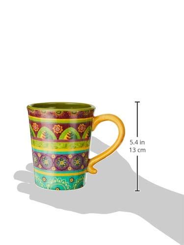 Certified International Tunisian Sunset Mugs Set Of 4 18 Oz