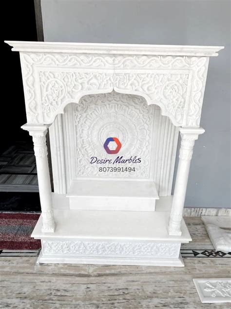 White Marble Temple Pattern Antique At Rs 131000 In Makrana ID