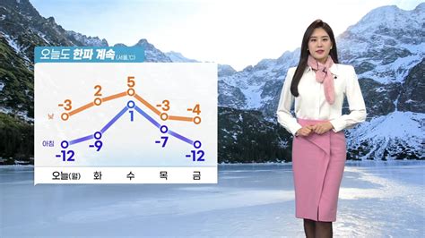 날씨 출근길 강추위 계속 서울 12℃오전까지 서해안 눈 Ytn 동영상 Dailymotion