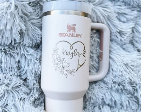 Stethoscope Stanley Nurse Engraved Stanley Laser Engraved Cup Tumbler Custom Laser Engraved