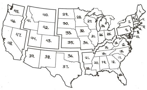 States And Capitals Map Quiz Printable Printable Maps Map Of