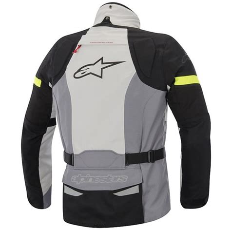 Fabric Motorcycle Jacket Alpinestars BOGOTA Drystar Jacket Grey Black