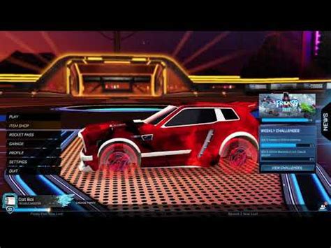 Crimson Holographic Draco Wheels Rocket League Youtube