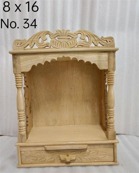 Hand Carved Brown X Inch Teak Wood Temple For Home At Rs In Surat